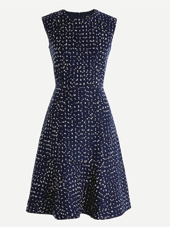 J. Crew Dresses & Skirts - J. Crew NWT A-line dress in Spotted Tweed